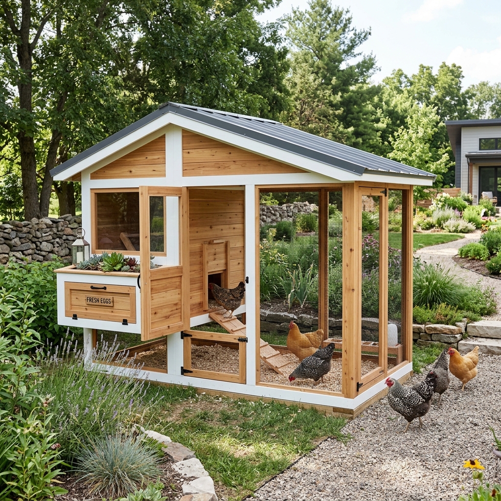 Luxury Designer Chicken Coop