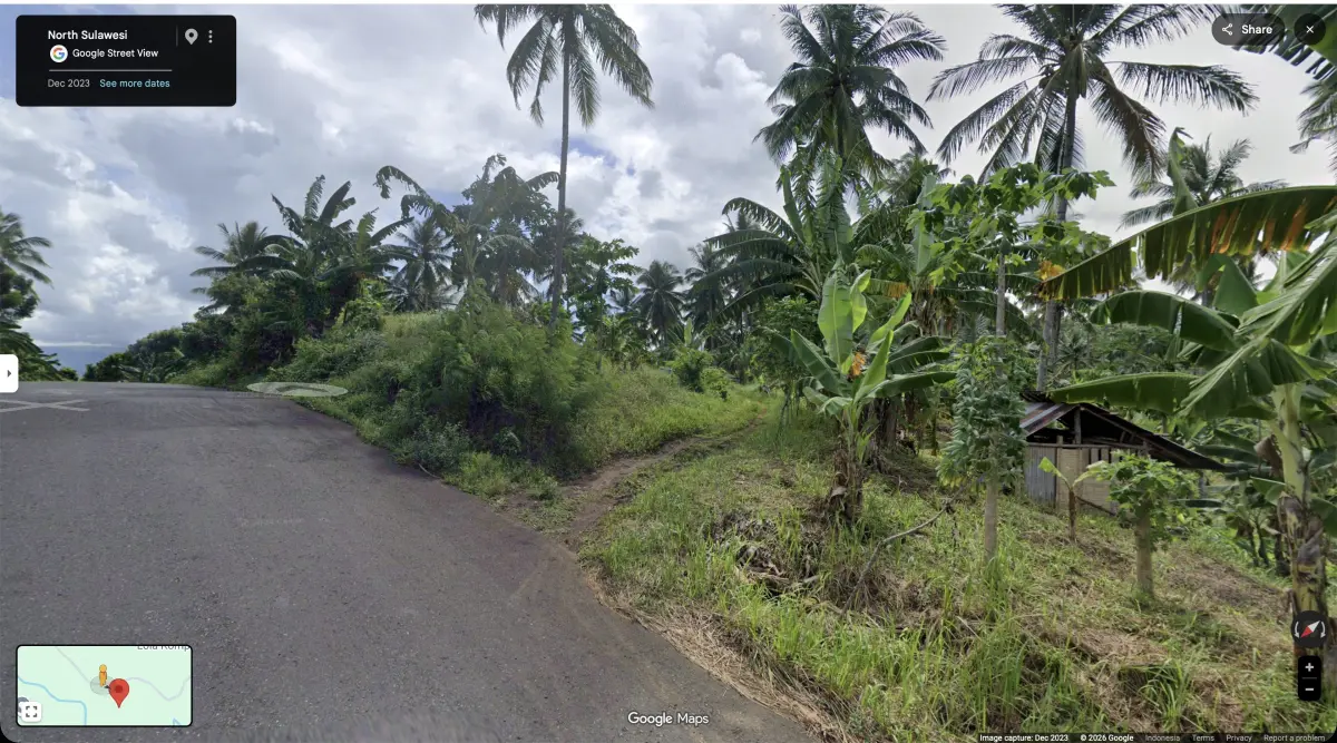 Tanah Dijual 1,7 Ha (Harga Per Meter)📍Lokasi Sawangan, Tombulu, Minahasa, Sulawesi Utara